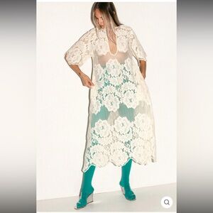 MR.LARKIN LOLA Dress Elegant | Creamy Lace Maxi Dress